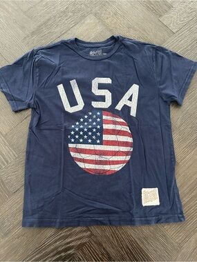 Retro Brand Kids' USA Graphic Tee - Navy